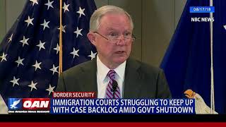Immigration courts struggling to keep up with case backlog amid government shutdown
