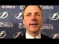 Lightning coach Jon Cooper after loss to Jets