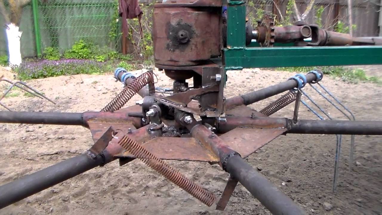 Самодельные роторные ворошилки Самодельные роторные ворошилки