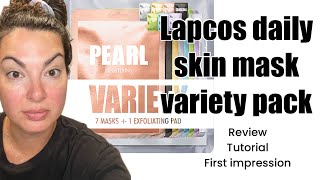 Lapcos Daily Skin Mask Variety Pack