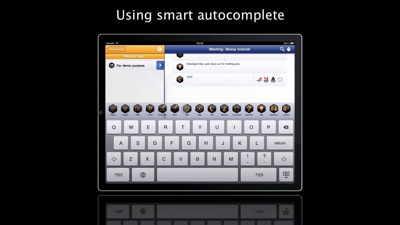 Videos Training - Beesy - iPad note