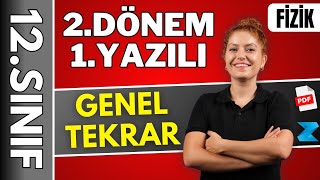 12.Sınıf Fizik 2.Dönem 1.Yazılıya Hazırlık - 12. Sınıf Fizik Genel Tekrar Konu Anlatimi 2025 Pdf