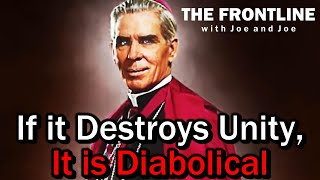 If It Destroys Unity, It is DIABOLICAL! | The Frontline with Joe & Joe - Oct. 24, 2021
