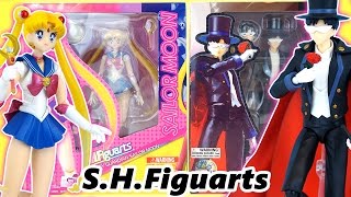 Sailor Moon & Tuxedo Mask S.H.Figuarts Anime Figure Unboxing and Review