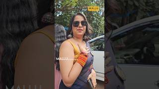 Sadhika Venugopal Arrived At College Visit In A Modest Look