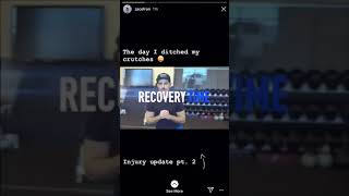 Check Out Zac Efrons New Video On His Youtube Page Pt Of His Recovery From His Acl