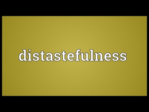 Header of distastefulness