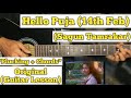 Hello Puja - Sagun Tamrakar | Guitar Lesson | Plucking & Chords | (14th Feb)