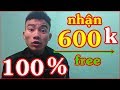 App Mới 2020 Đăng Kí Nhận Chắc 600k | Kiếm Tiền Online 2020