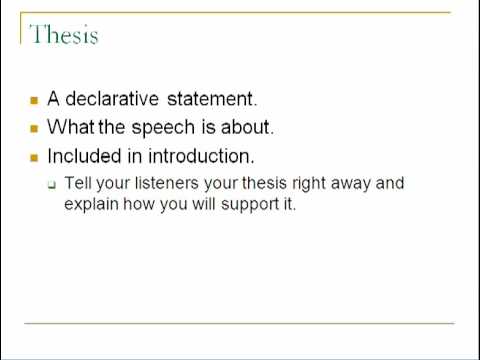 where does a thesis statement go in an introduction