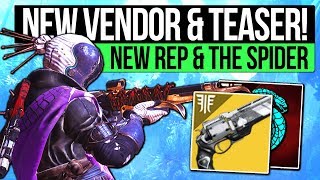 Destiny 2 News | NEW TOWER VENDOR & EXOTIC TRAILER! The Spider NPC, Gambit Bounties, Exotics & More