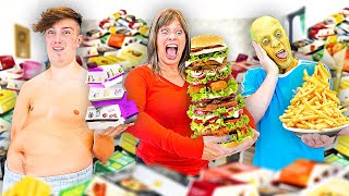 Last To Stop Eating Mcdonalds Wins 10,000 - Challenge