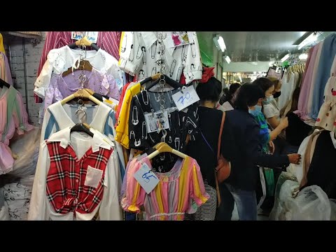 ตลาดขายเสื้อผ้าประตูน้ำ thailandmarket15 clothing