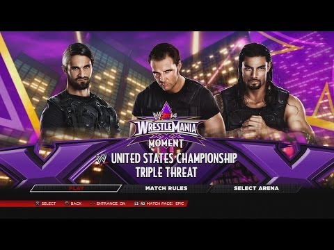 Wwe 2k14 - Seth Rollins Vs Dean Ambrose Vs Roman Reigns Wrestlemania 30 Wwe 2k14 - Seth Rollins Vs Dean Ambrose Vs Roman Reigns Wrestlemania 30