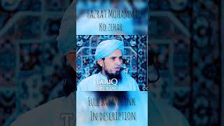 Hazrat Mohammad Saw Ko Zehar Diya Mufti Tariq Masood