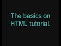 The basics of HTML - How to make a website from scratch.