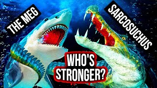 What If Megalodon Vs. Giant Crocodile Epic Battle Of Giants