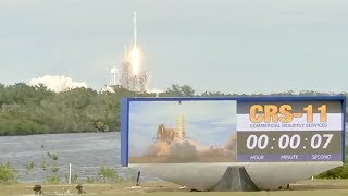 Spacex Crs-11 Falcon 9 Launch, 3 June 2017