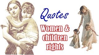 women and children rights quotes