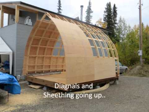 Bow-Roof Shed Movie - YouTube