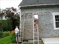 Fixing Cedar Shingles and getting ready to paint
