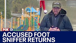 Man accused of sniffing kids' feet resurfaces | FOX 13 Seattle
