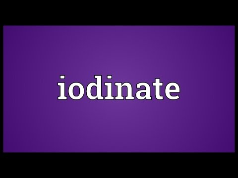 Header of iodinate