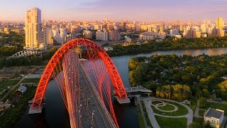 Видео Живописный мост в Москве от TRIGGER AERO, Садовнический мост, Москва, Россия