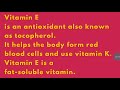Vitamin E/Class 12/CBSE/NCERT/ Food and nutritions/sports/ physical education/importance/deffeciency