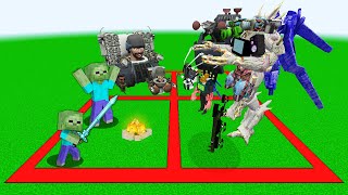 Hastalikli Tri̇-Ti̇tan Kareden Son Çikan Kazanir - Minecraft