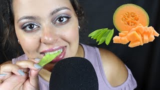 Asmr Crunchy Snow Peas & Slurpy Cantaloupe Intense Eating Sounds