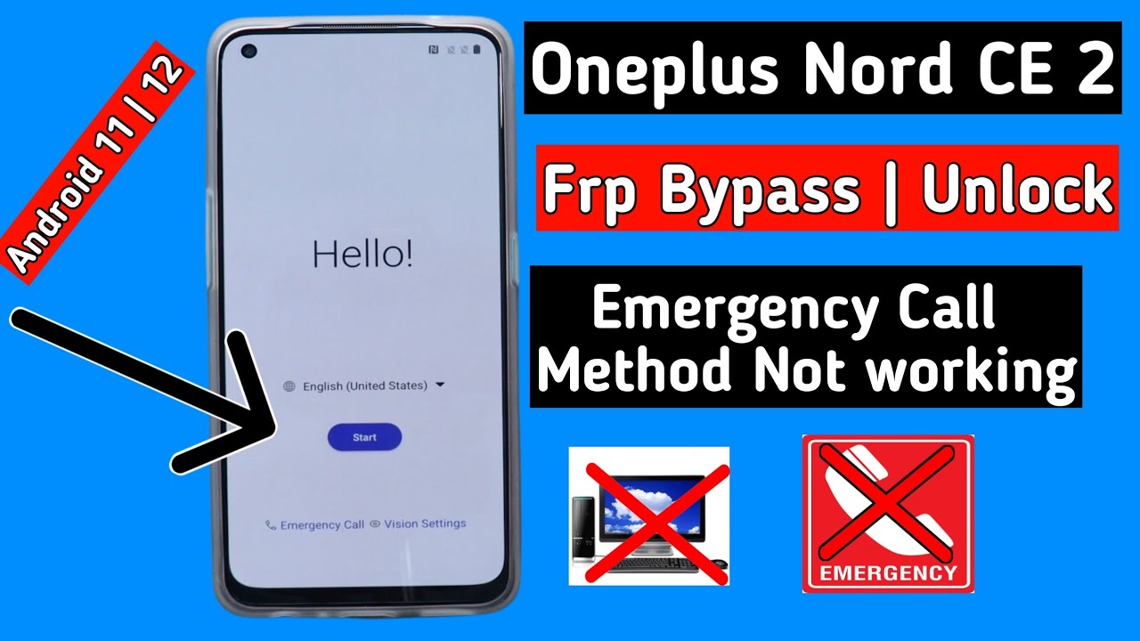 Oneplus Nord CE 2 Frp Bypass without pc | Emergency Call Oneplus Nord CE 2 Frp Bypass without pc | Emergency Call