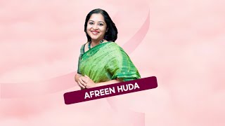 Afreen Huda On Cancervive Bancat