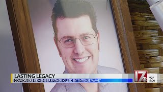 Community remembers father of six killed in freak ocean accident