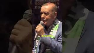 Erdoğan, Giresunda Şarkı Söyledi.