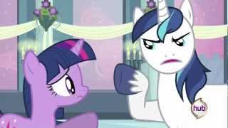 Shining Armor Tells Twilight Off