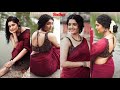Rithika Singh hot latest sexy navel show in saree 🔥 | (MUST WATCH) #redhot #rithika