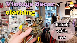 THRIFT WITH ME at my Favorite Charity Shop | Vintage Home Decor & Retro Fashion🛒