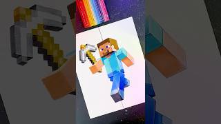 This Is So Satisfying Drawing Steve From Minecraft Kauczuk