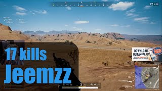 Jeemzz 17 Kills Kar98K Scar-L Duo Miramar Pubg Highlights