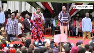 What A Woman Bomet Woman Rep Linet Toto Cracks Up Dp Kindiki In Kuresoi North, Nakuru.