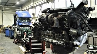 Двигатель Man Tga 1.5 Млн Км 1-Й Капитальный Ремонт / Разборка И Сборка D2876 Lf12 / Engine Repair