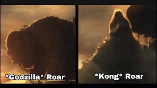 Godzilla Vs. Kong Kong Roars At Water For Godzilla But The Roars Are Switched.