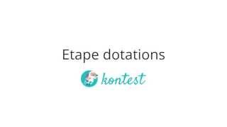 Créez Votre Jeu Kontest Etape Dotations