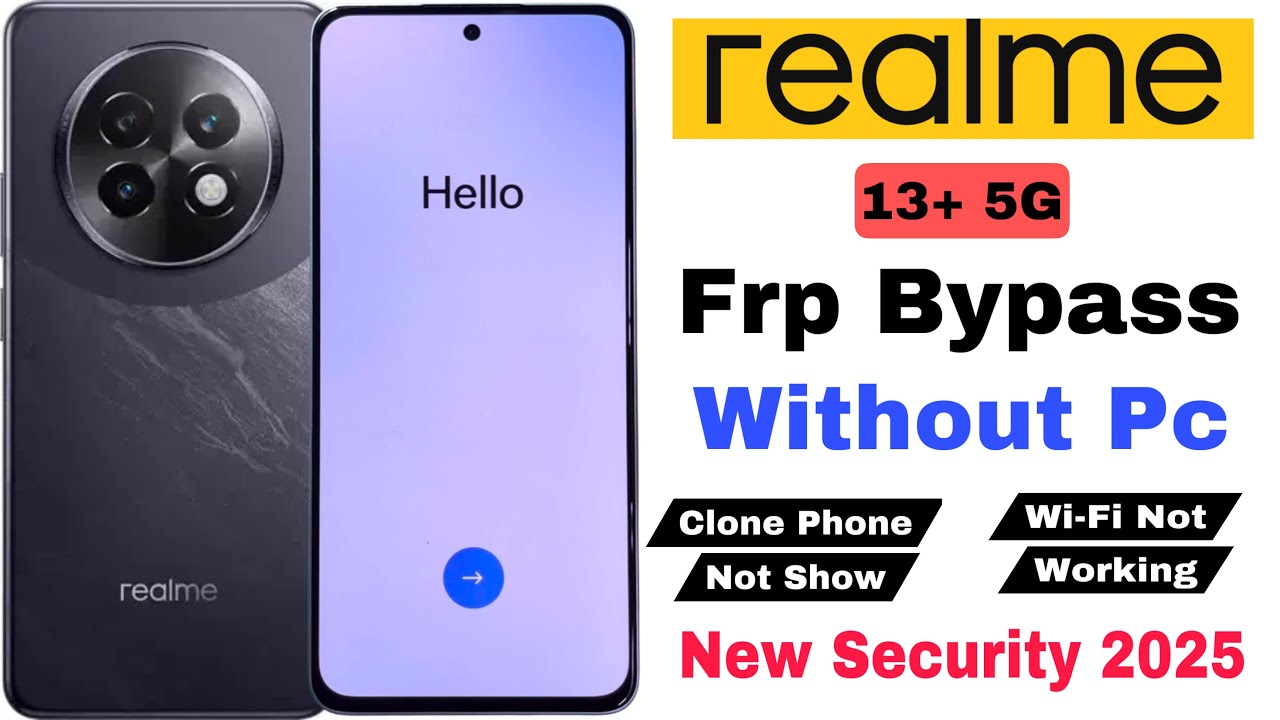 Realme 13 Plus Frp Bypass | Without Pc | Google Account Realme 13 Plus Frp Bypass | Without Pc | Google Account