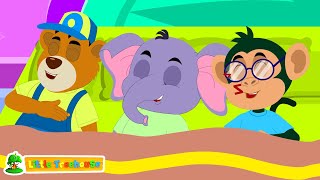 Ten In The Bed Song In Hindi, व थ दस बसतर म, Nursery Rhymes By Little Treehouse