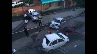 Видео Авария в кисловодске (версия для СМИ) от ЧП Ставрополь, Первомайская улица, Ессентуки, Россия