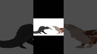 Skull Crawler Vs Scp-682 Short Fight Animation Stick Nodes