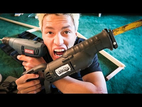 Skateboarders Tries Construction!