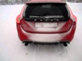 Volvo V60 T6 AWD 2011 exhaust sound